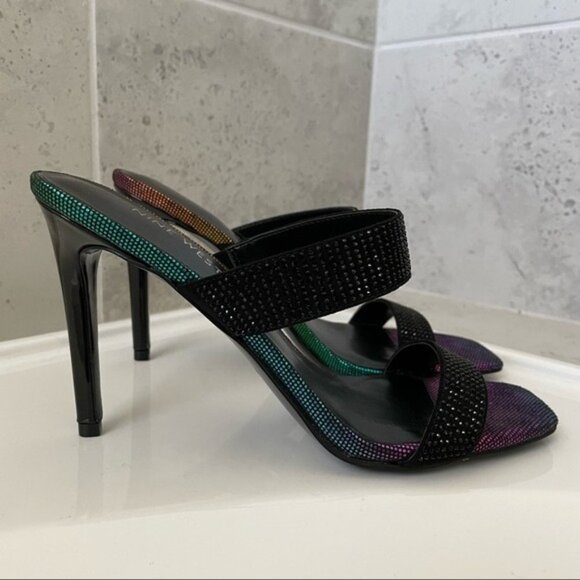 Nine West Black Heels Size 8.5 Women - Picture 6 of 13